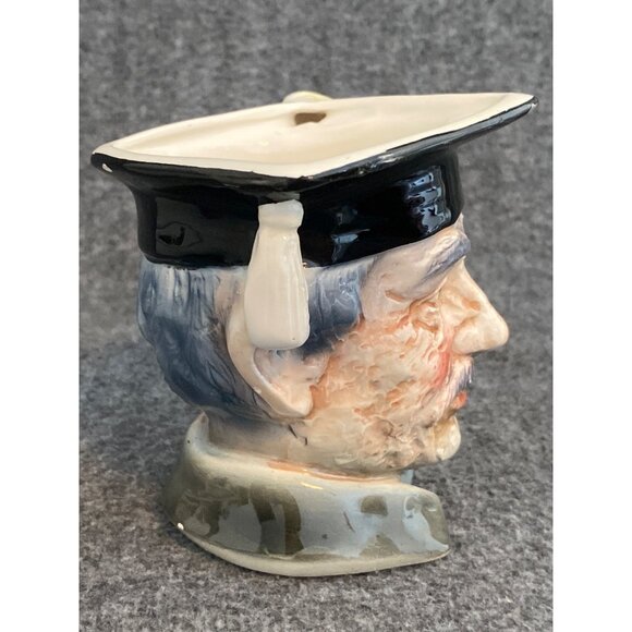 Royal Crown 4964 Toby Mug Lawyer Diploma Handle Graduate Cap Elderly Face Japan - Picture 8 of 10